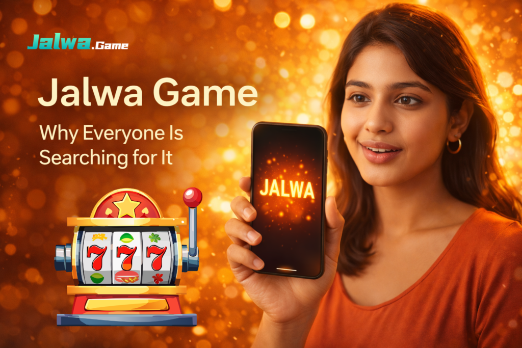 Jalwa Game interface displayed on a mobile screen, highlighting the rising online search trend and growing popularity among users.