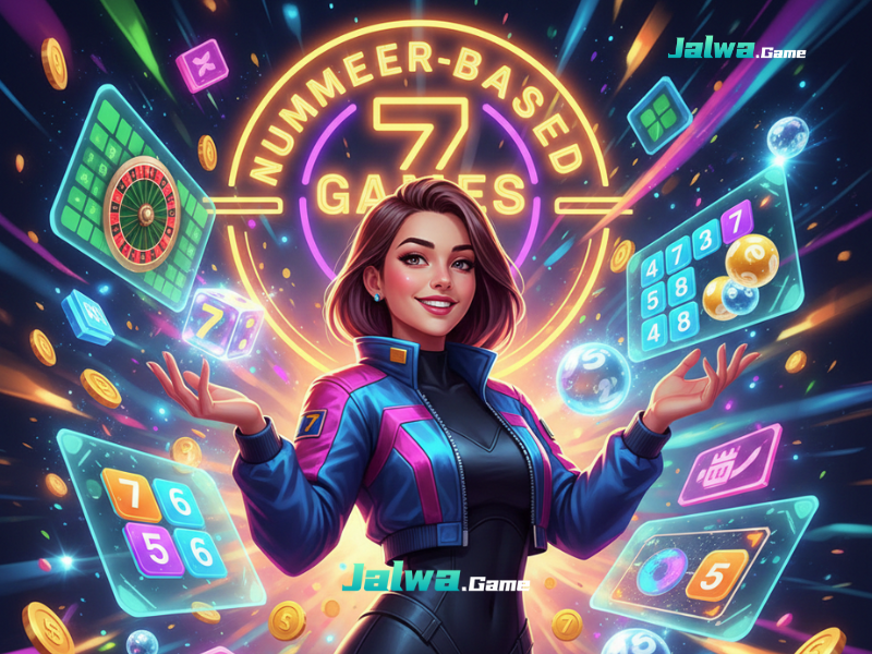 Number-based games interface on Jalwa App gaming platform
