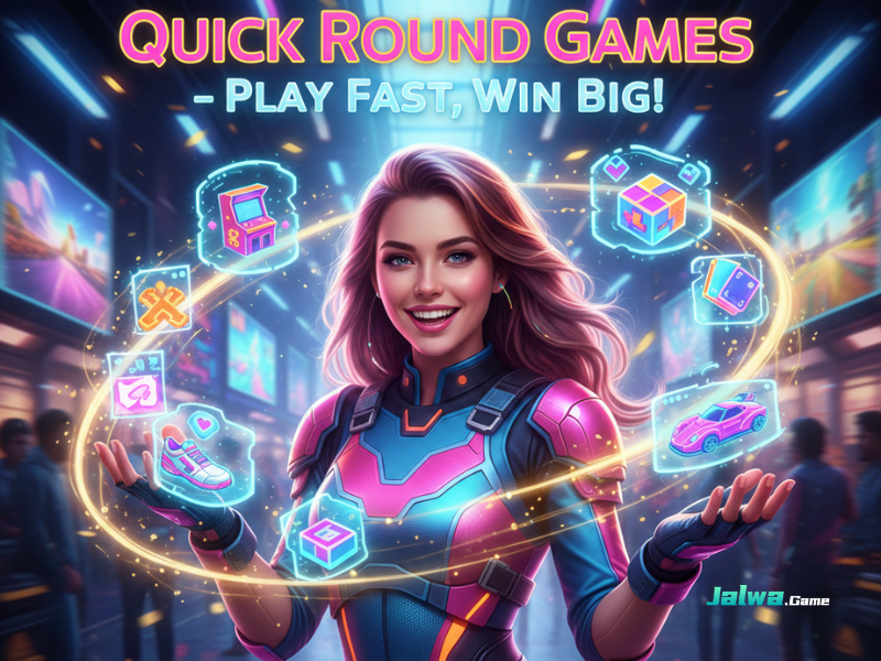 Quick Round Games section on Jalwa App showing fast online Jalwa Game App gameplay options
