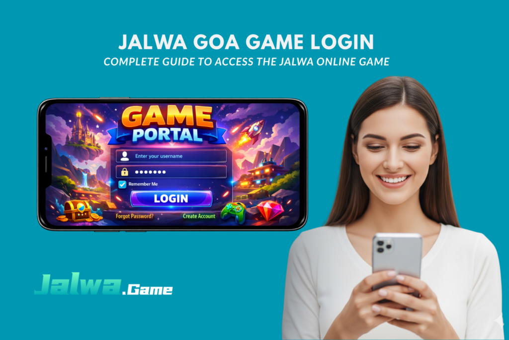 Jalwa Goa Game login page showing step-by-step access to the Jalwa online game with secure sign-in, user dashboard, and easy navigation for players.