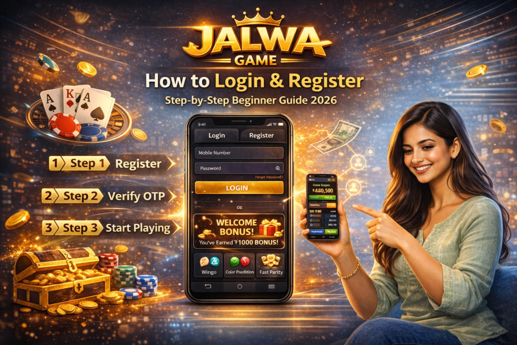 How to Login & Register on Jalwa Game – Beginner’s Full Guide with step-by-step account creation and secure login process on mobile gaming platform