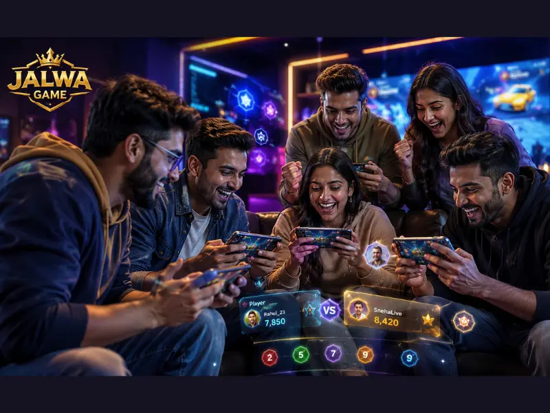 Players enjoying multiplayer gaming experience on Jalwa Club with live online gameplay, interactive gaming interface, and exciting competitive action.