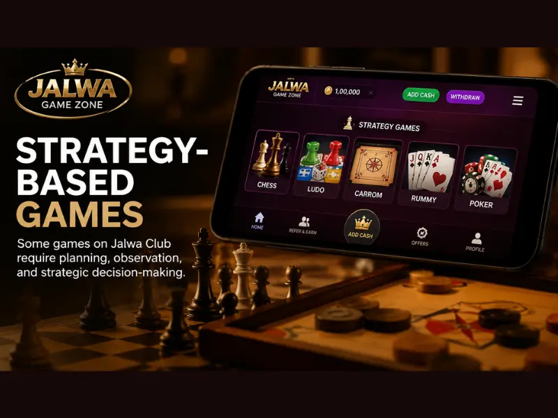 Players enjoying strategy-based games on Jalwa Club with interactive gameplay, smart decision-making, and exciting online gaming experience.