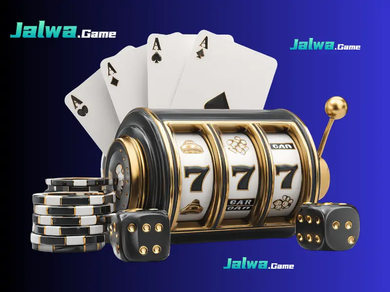 Slots & Spin Games section showcasing a variety of online slot-style casino games with spinning reels, colorful symbols, and engaging gaming visuals designed for entertainment on Jalwa Game Zone.